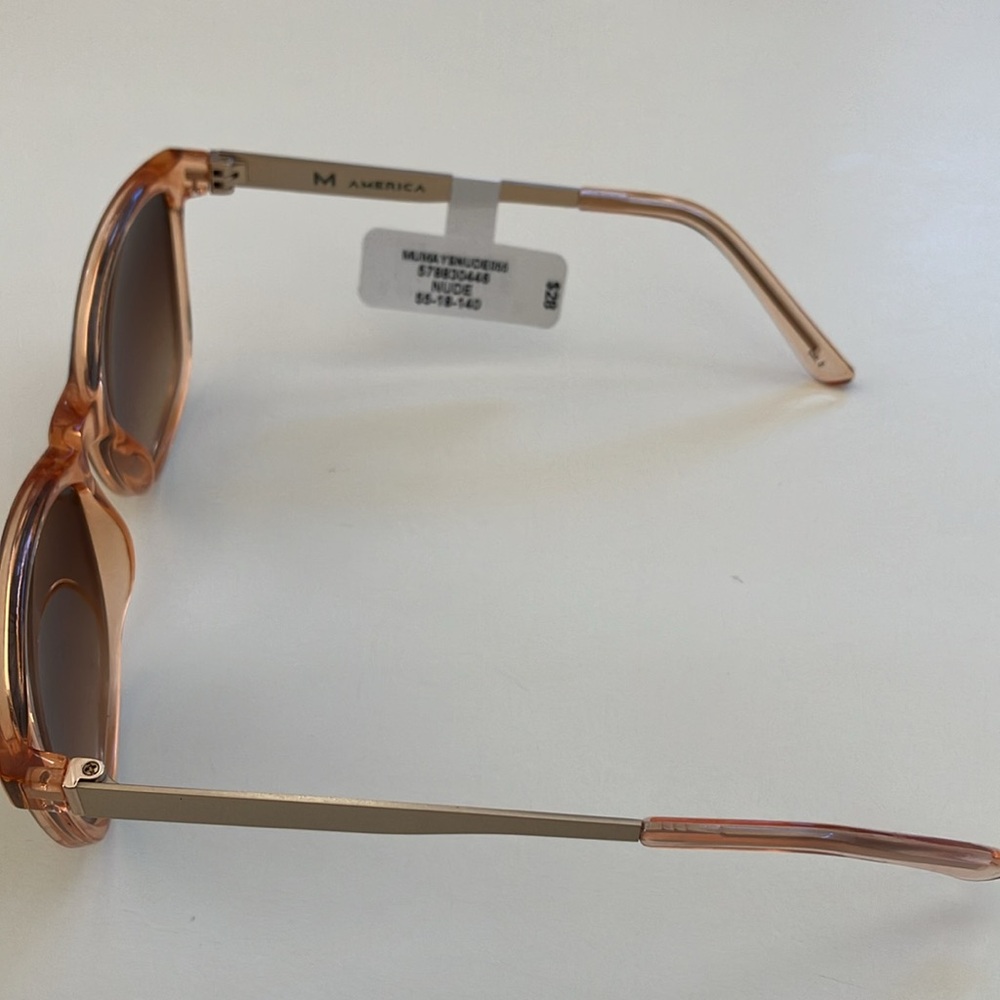 M America Mumays Sunglasses 55-18-140 Nude Modern Style Ladies Eyewear - Picture 5 of 6